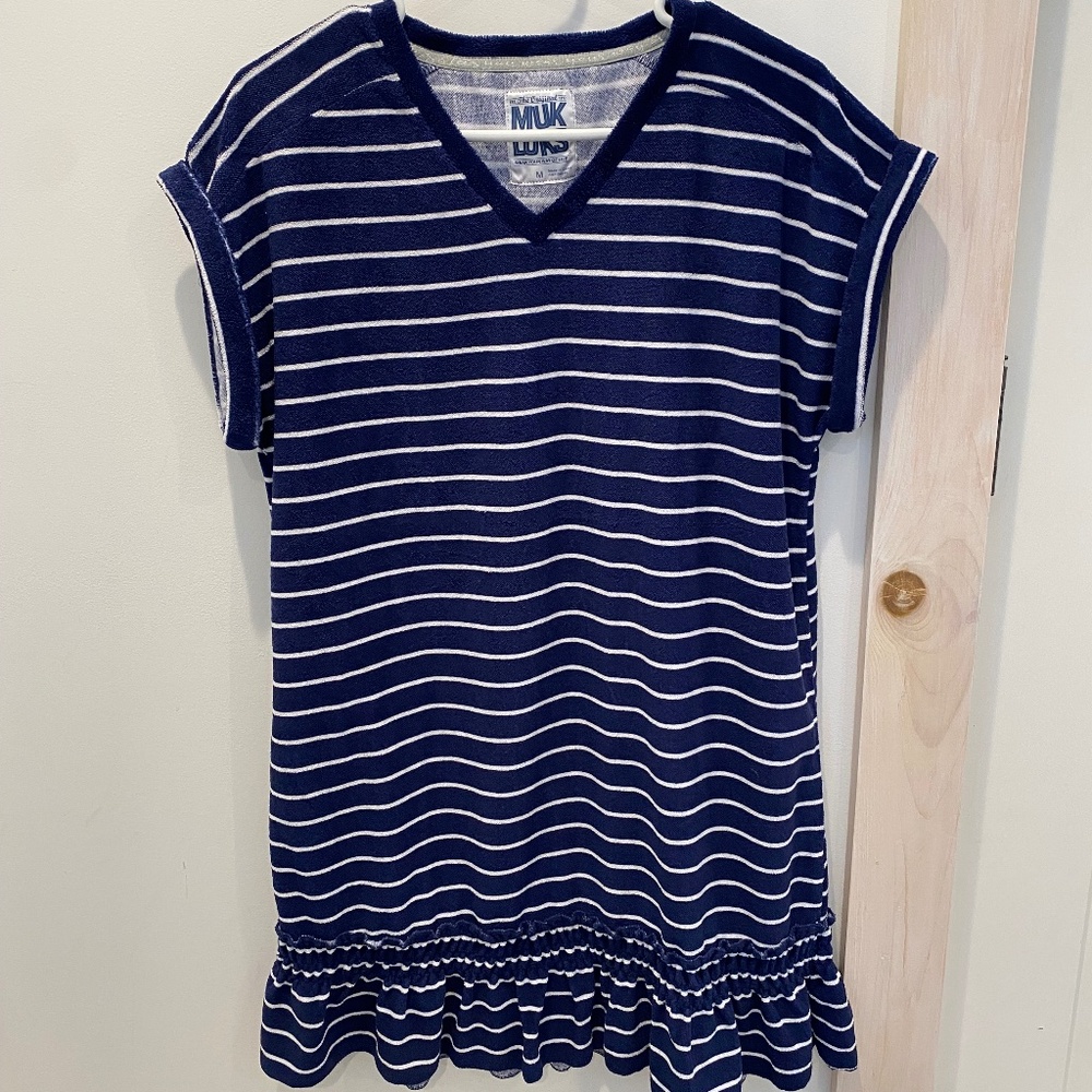 MUK LUKS Terry Beach Dress / Coverup Sz. M